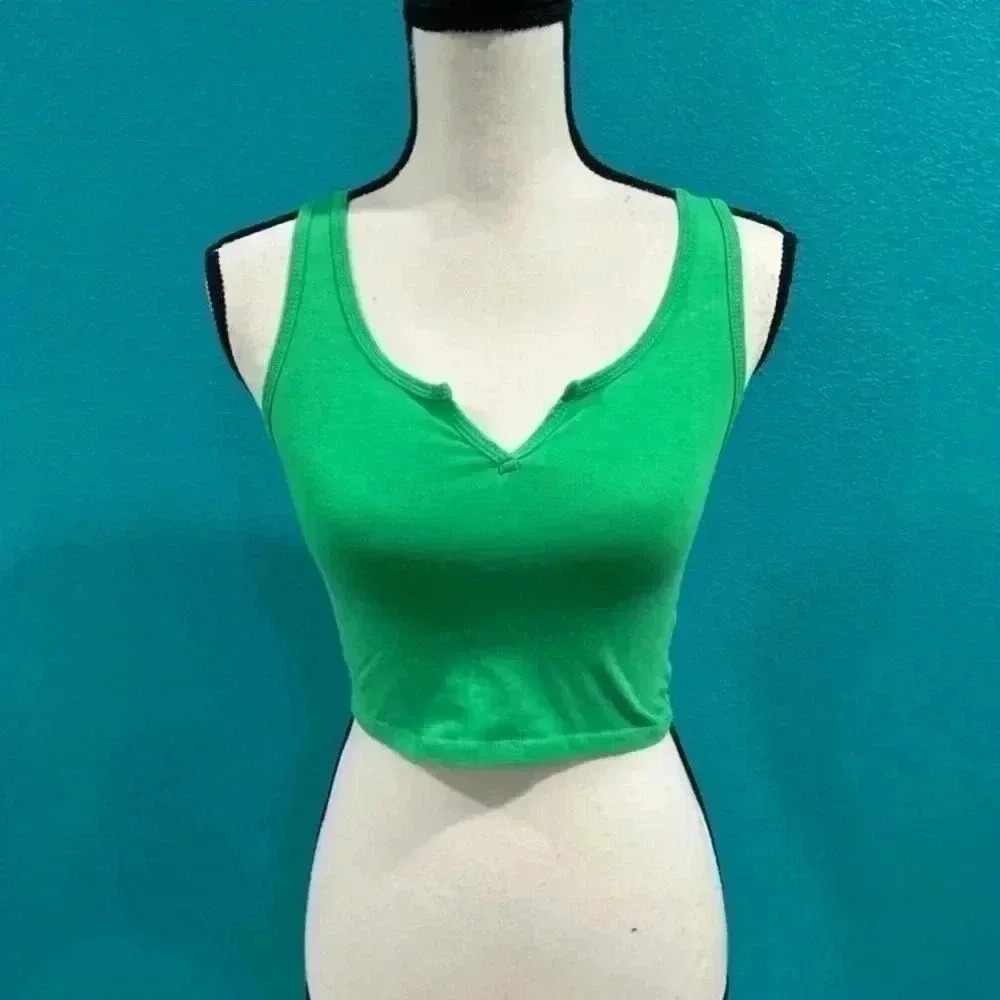 Wild fable green tank top in size xs